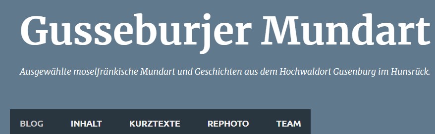 Gusenburg Mundart